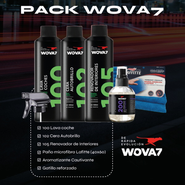 Combo para Regalar Wova7 – Kit Detailing (6 piezas) + ¡Envío Gratis!