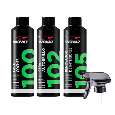 Pack Wova7 Aficionado – Kit inicial de detailing (4 piezas)