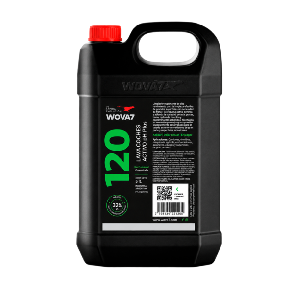 120 Lavacoches Activo PH Plus 5 Lts